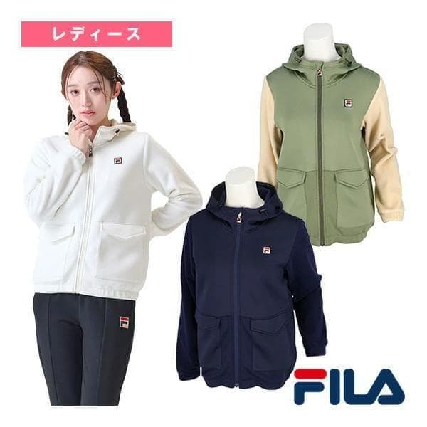 FILA　テニスウェア　フルジップアップパーカー　M【新品】ホワイト　スエット