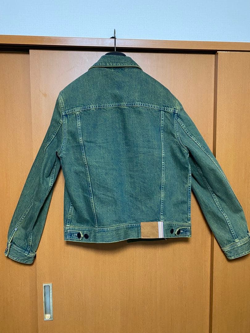 ポールスミス　メンズ　イエローデニムジャケット