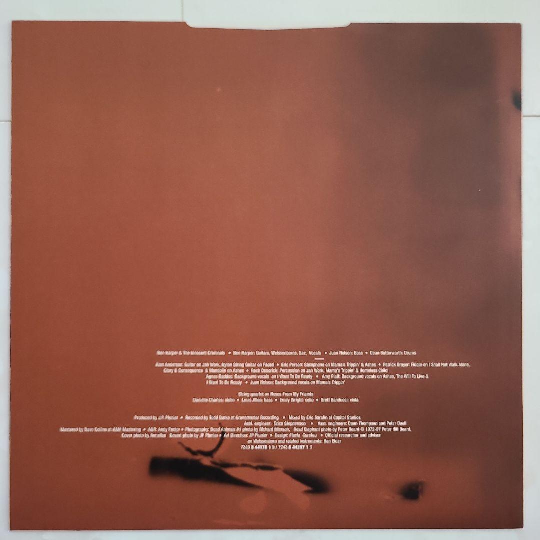 ★ＵＫ・ＥＵオリジナル盤★『ザ・ウィル・トゥ・ライヴ』ベン・ハーパー２枚組ＬＰ