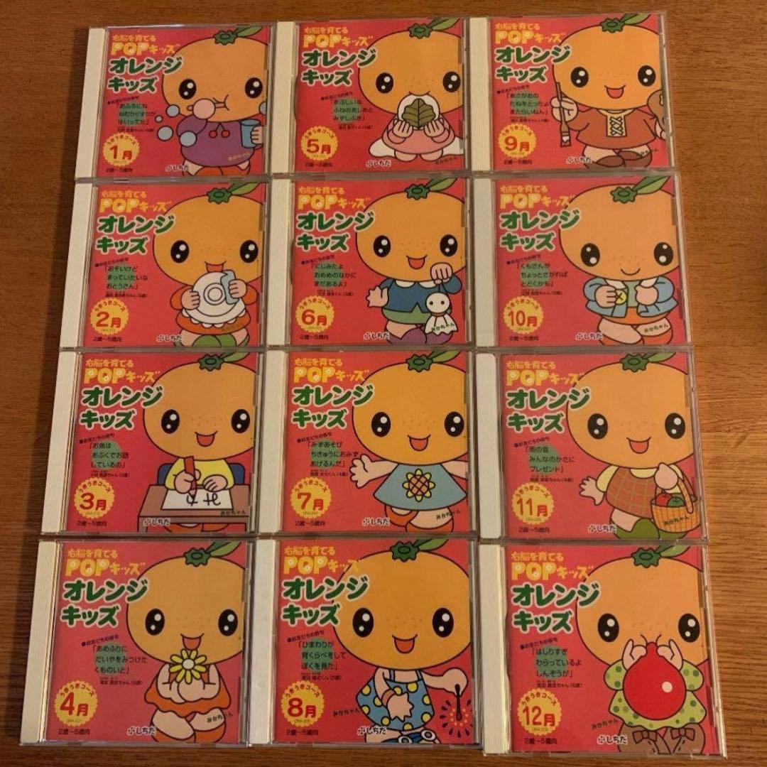 右脳を育てる POPキッズ・オレンジキッズ&ポテトキッズまとめ　七田