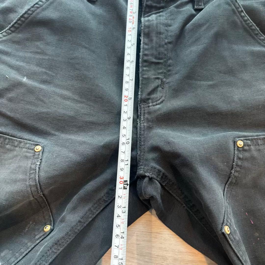 Carhartt USA ダブルニーB01ブラックペイント#530