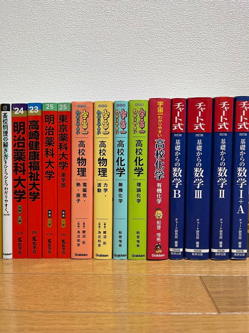 私立薬科大学受験参考書セット