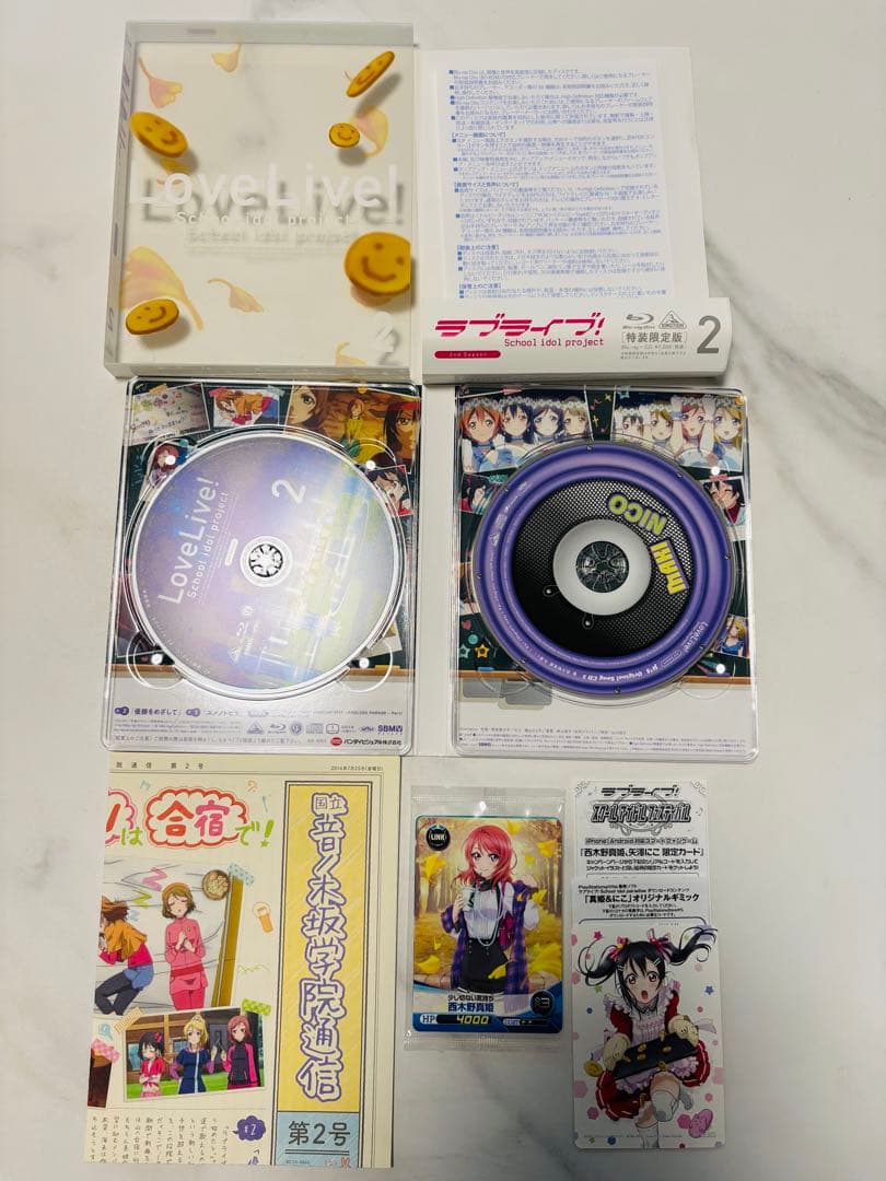 【美品】ラブライブ μ's ライブ BD アニメ特装版　計7本セット