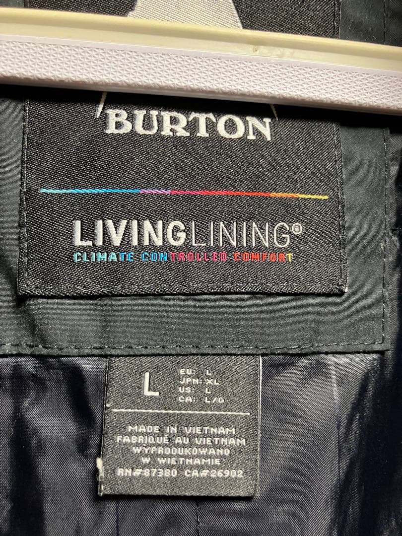 BURTON LIVINGLINING® ブラックジャケット XLサイズ