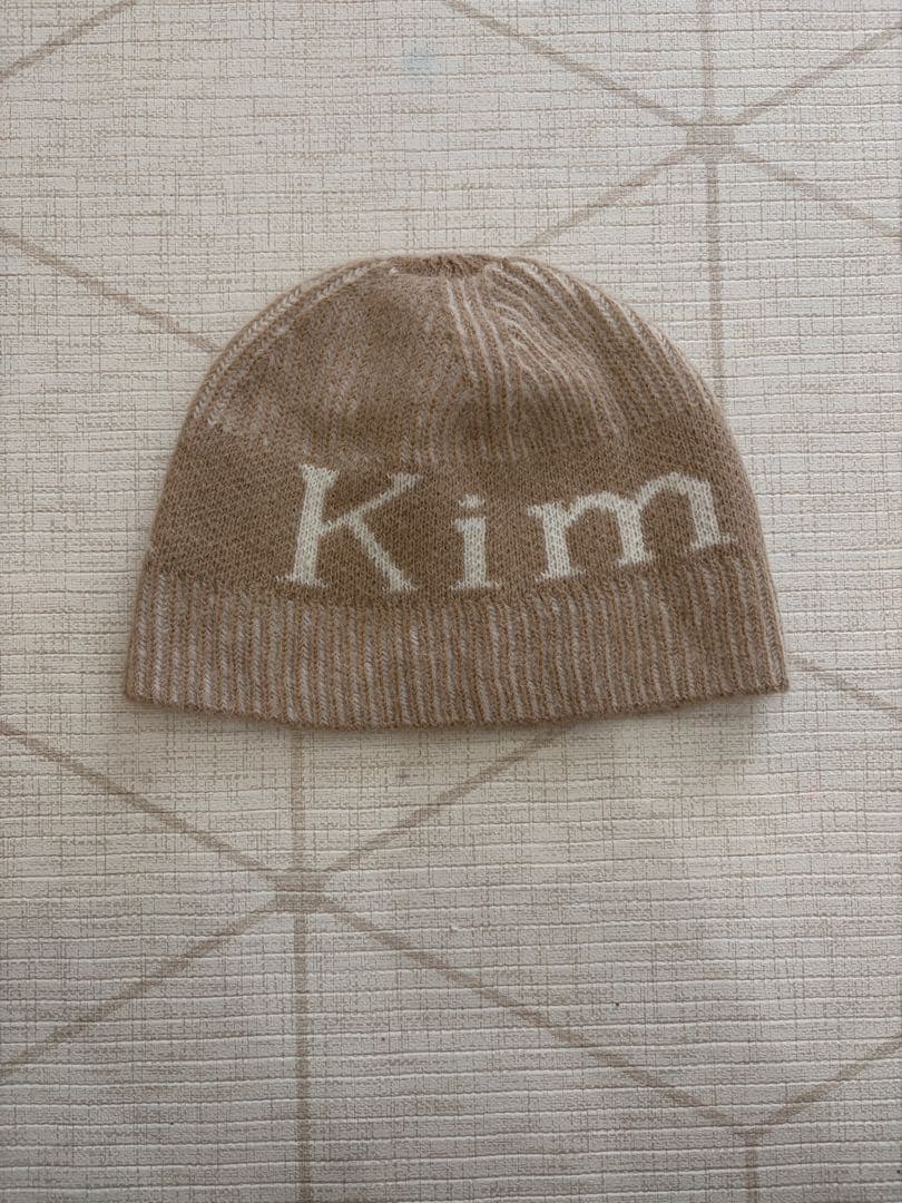 matin kim ニット帽　ビーニー　ベージュ