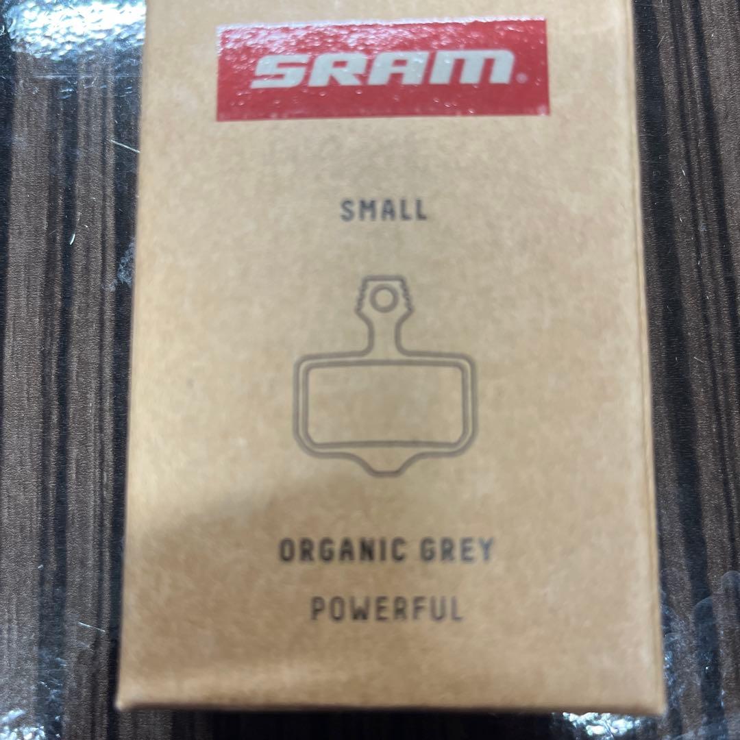 SRAM SMALL オーガニックグレー ディスクブレーキパッド2個セット