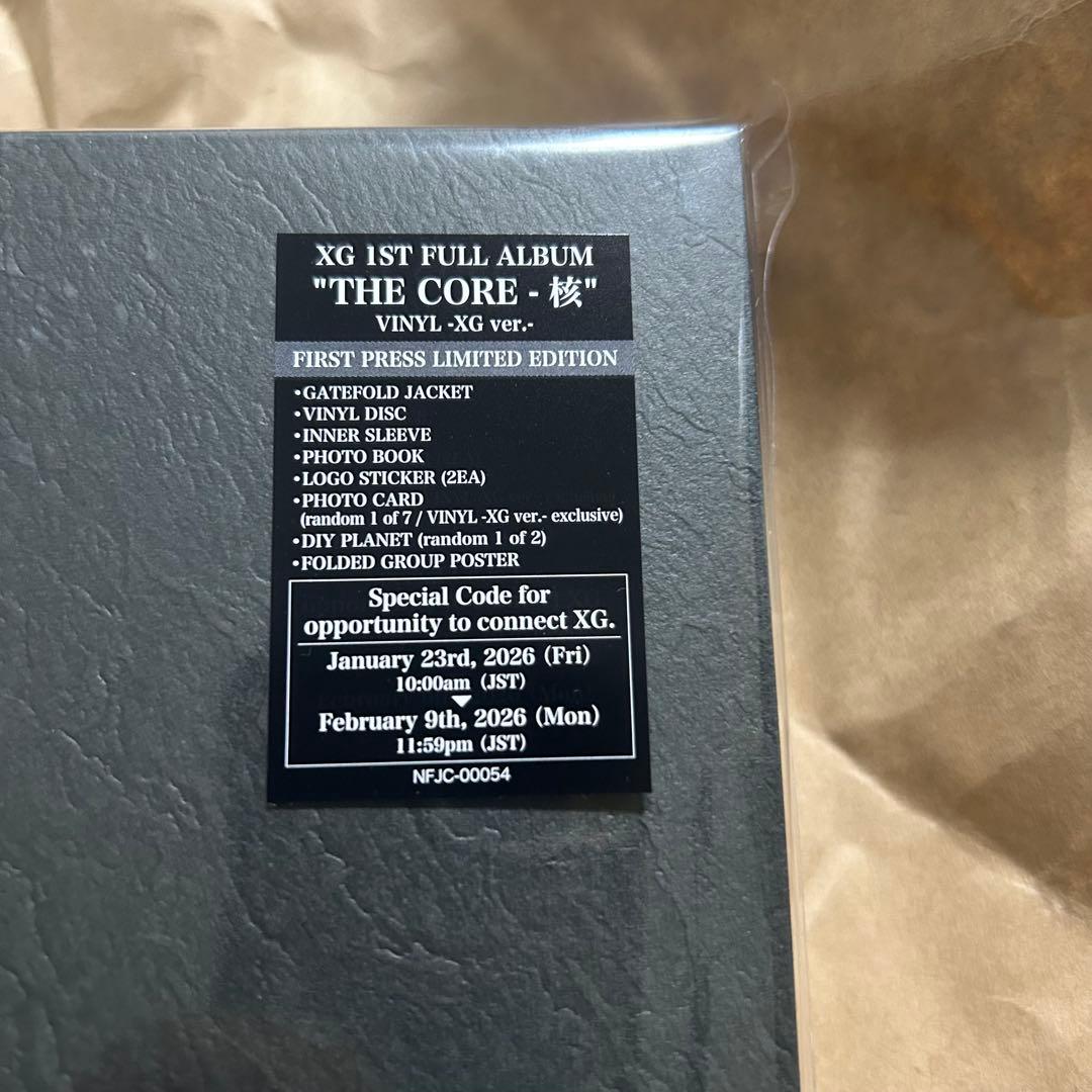 4 XG THE CORE 核 vinyl アナログ盤