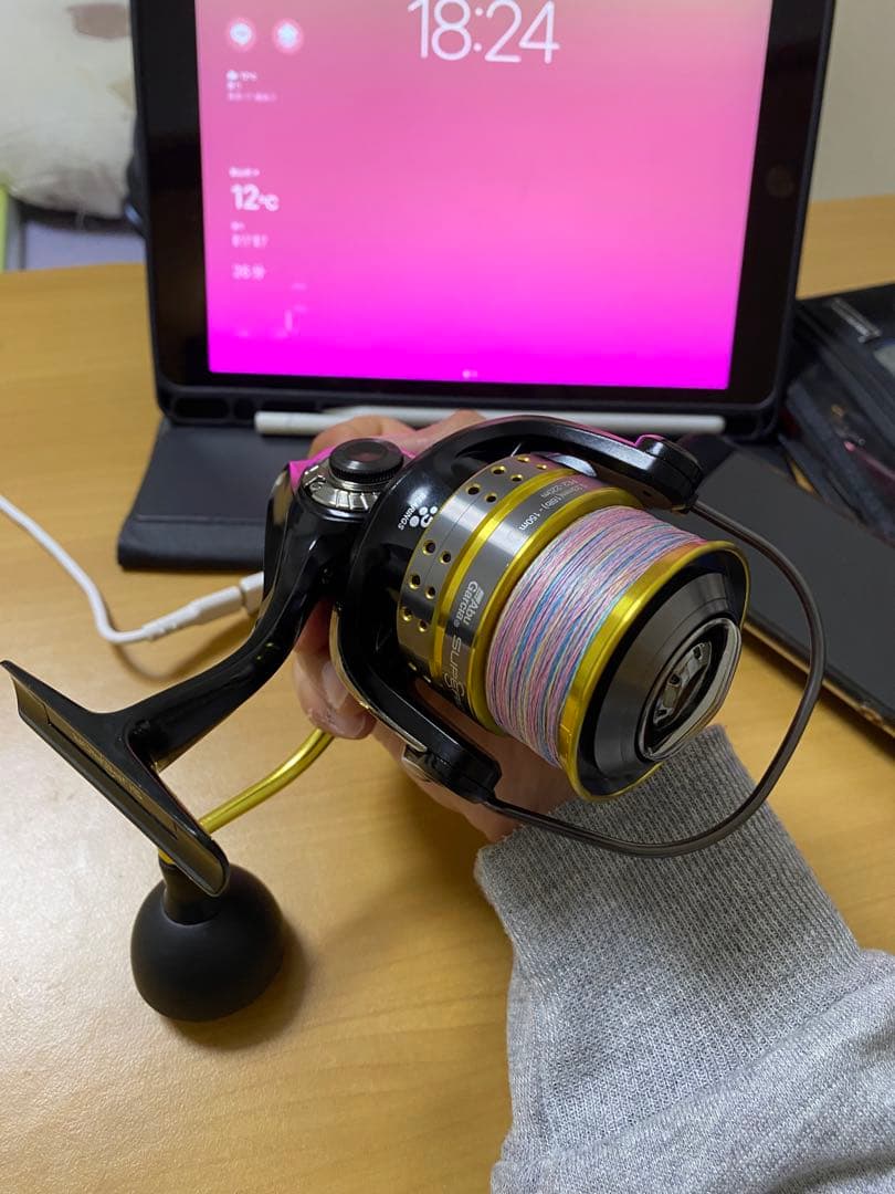 Abu Garcia スペーリア4000SH リール　PE1.5号