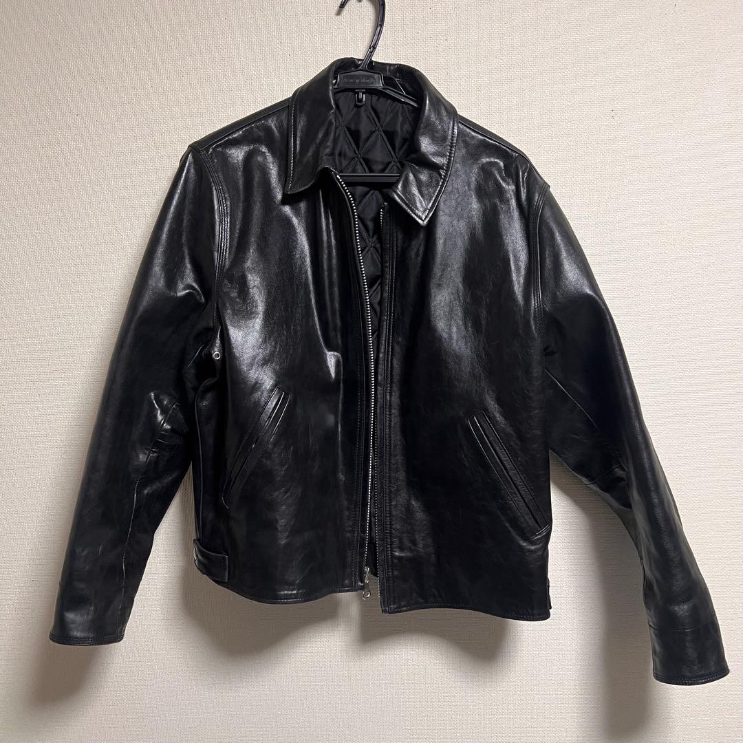 Stussy Garage Jacket Leather ジャケット レザー M