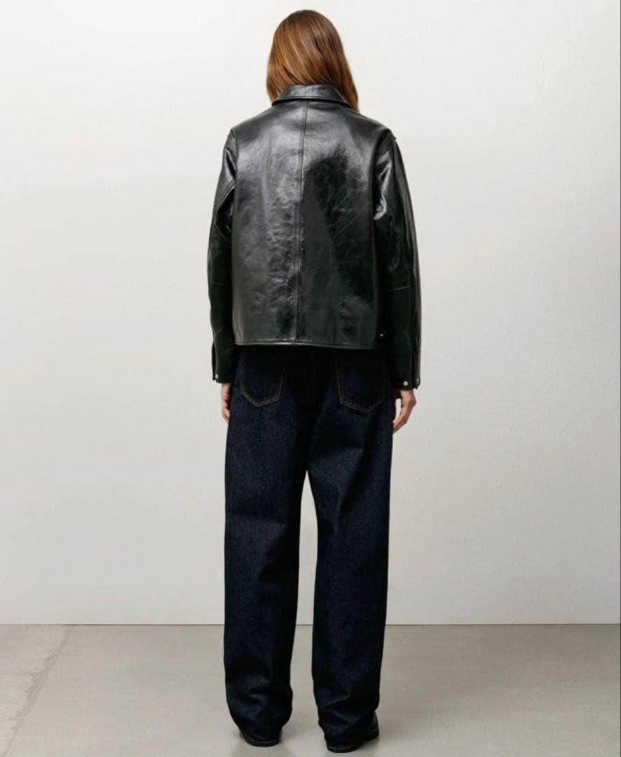 Stussy Garage Jacket Leather ジャケット レザー M