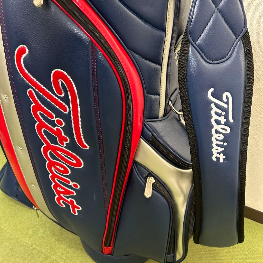 z*u様 Titleist キャディバッグ ネイビー レッド