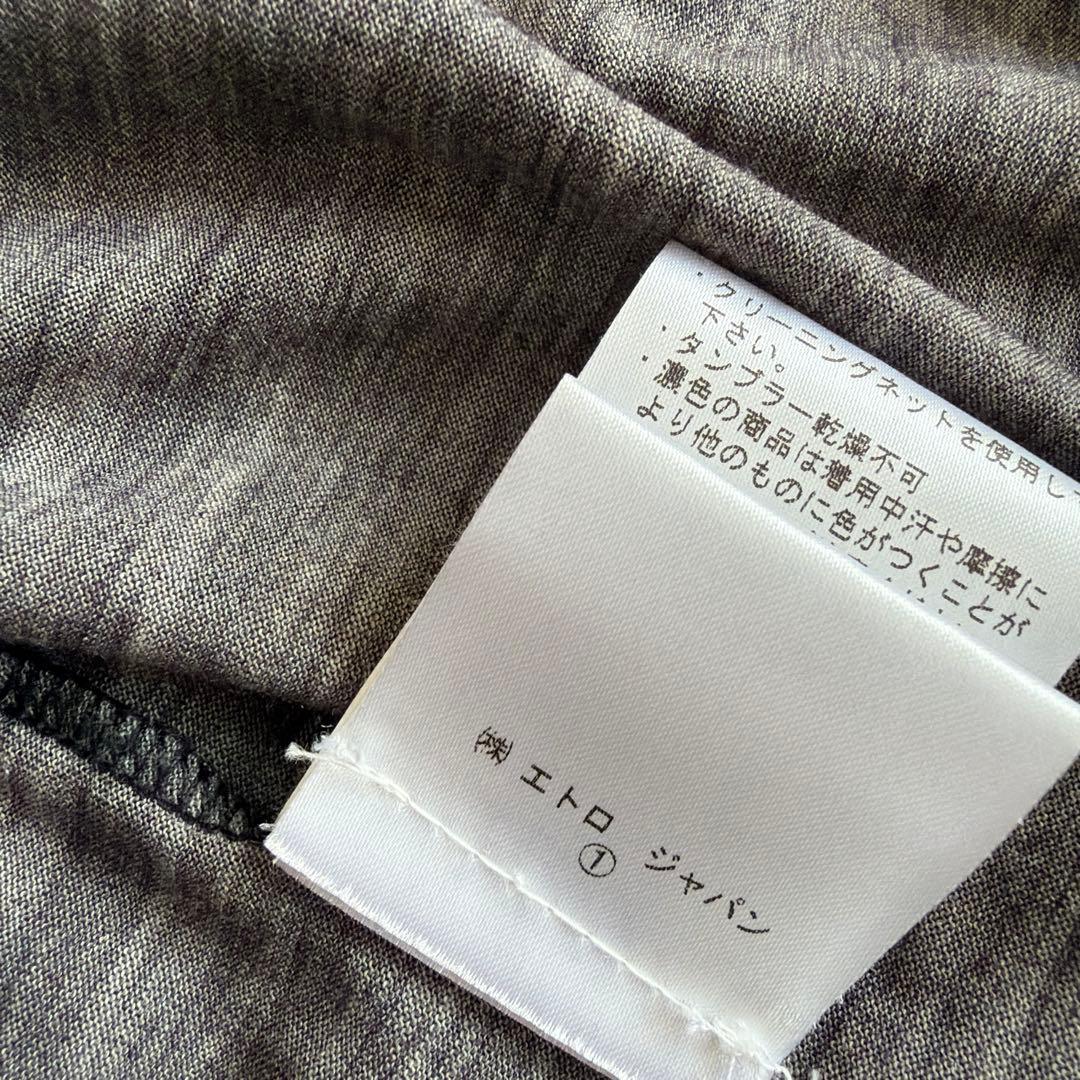 希少 美品ETRO エトロ ワンピース ロング カシュクール リボン