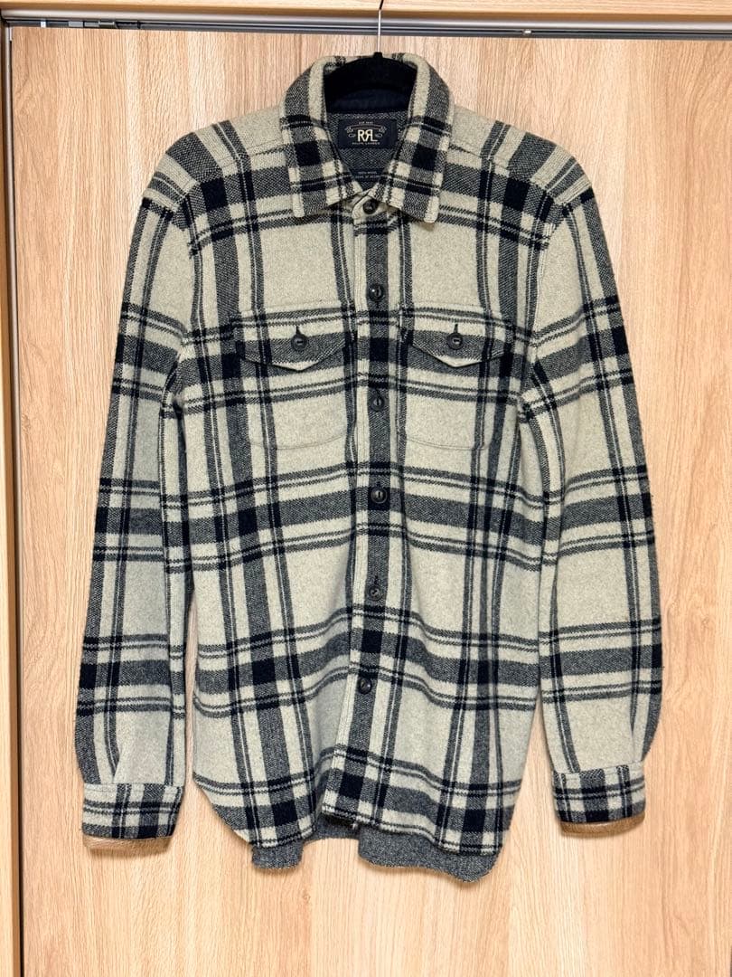 RRL ウール チェックシャツジャケット　サイズS