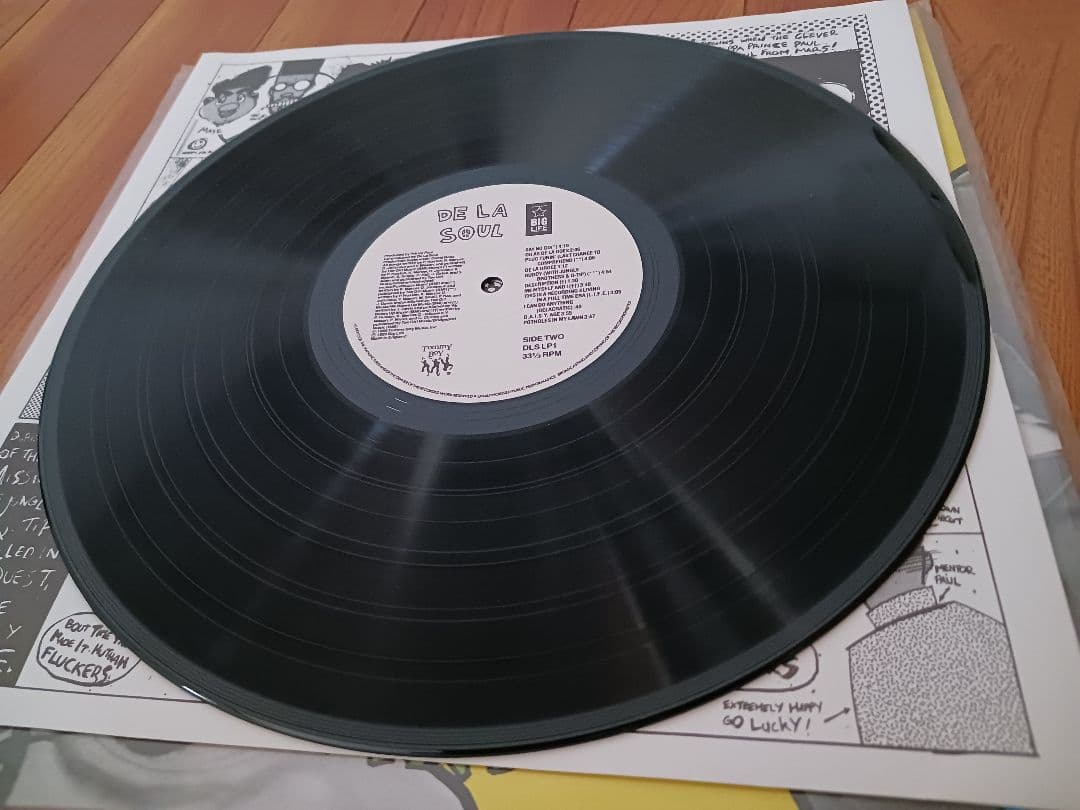 DE LA SOUL 「3 FEET HIGH AND RISING」 UK盤