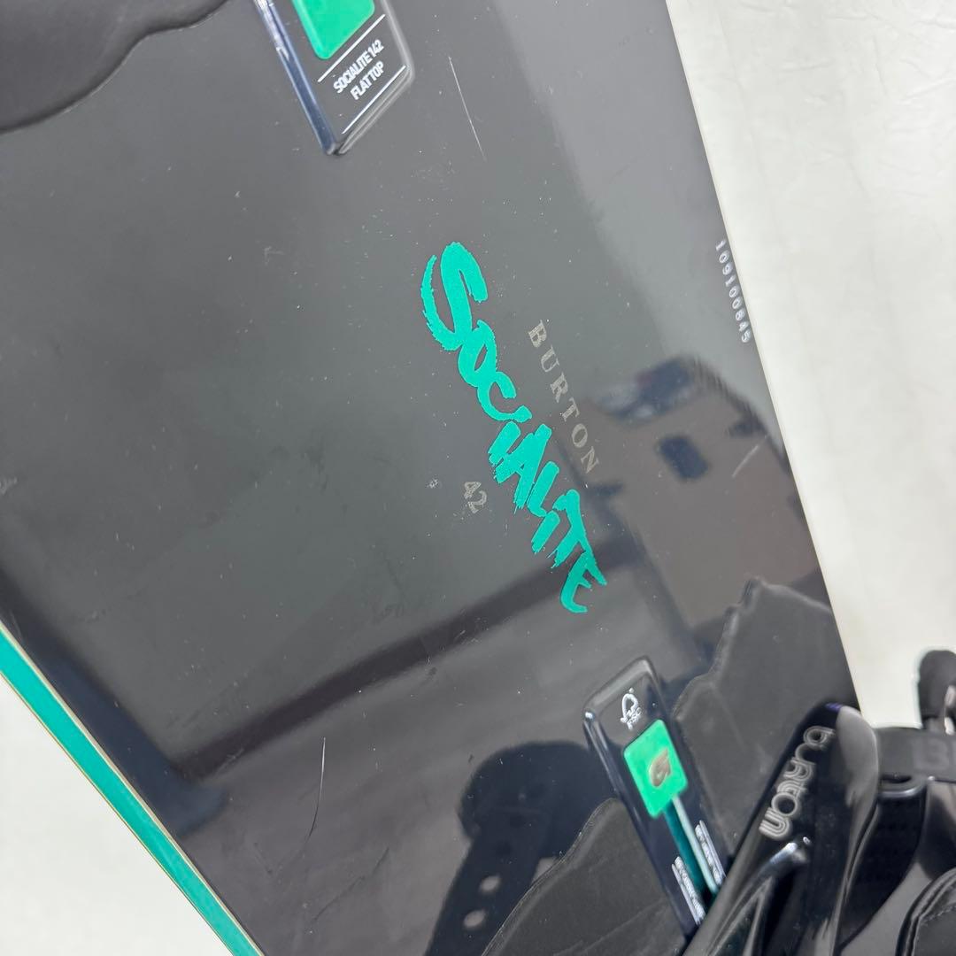 Burton Socialite 142cm スノーボード 三点セット