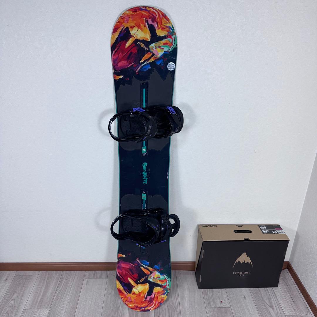 Burton Socialite 142cm スノーボード 三点セット