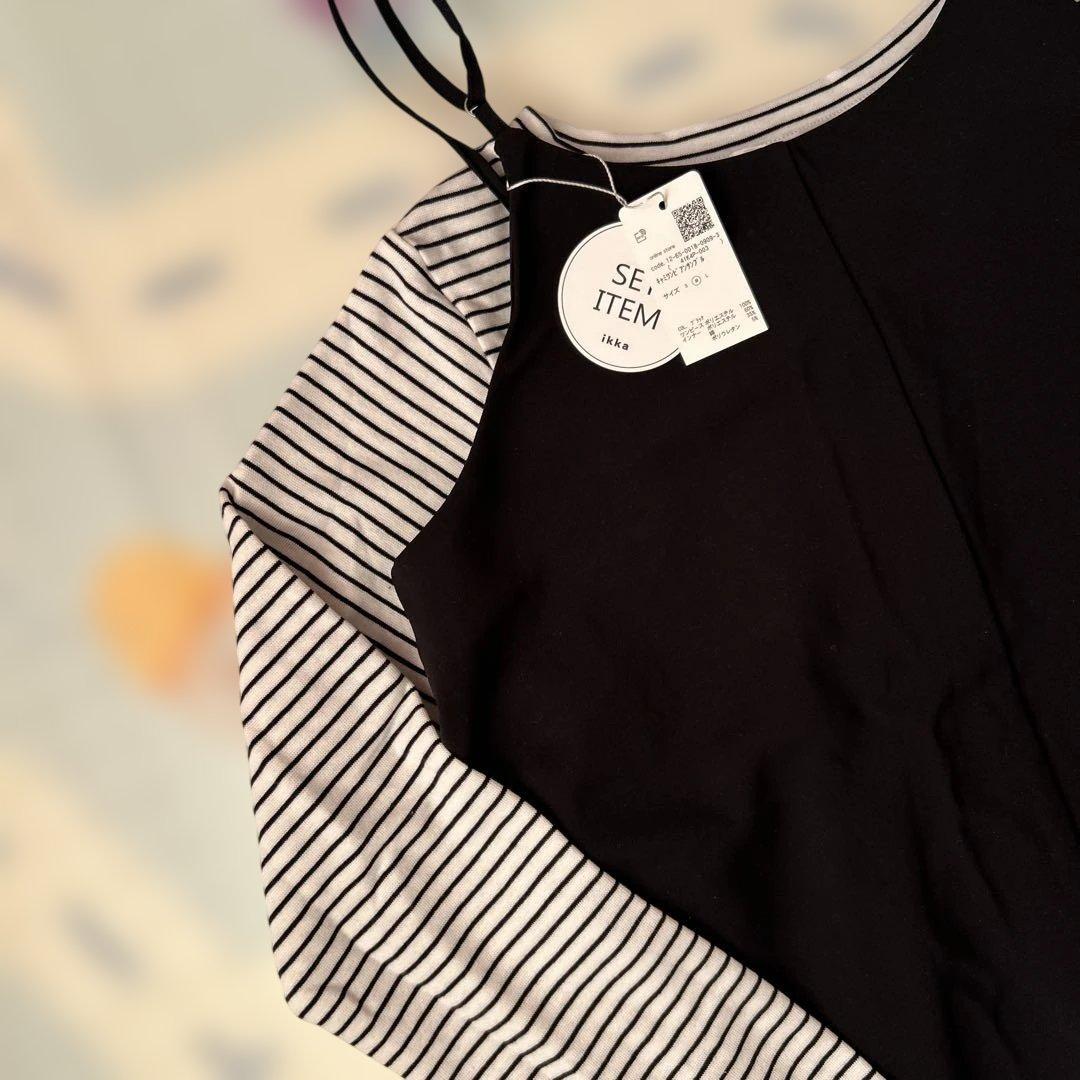 マタニティ　服　ワンピース　授乳服　M ブラック　グレー　パープル