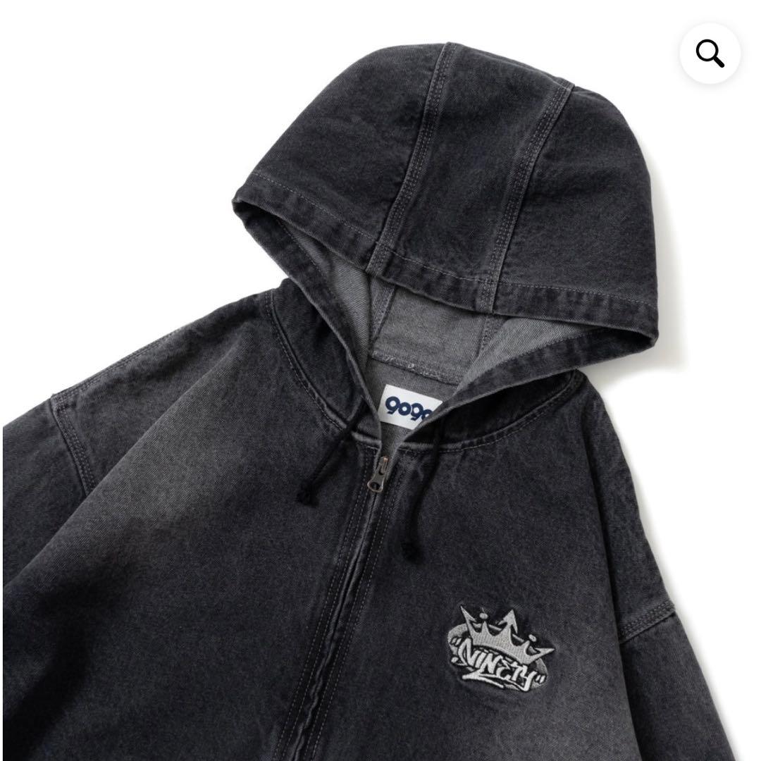 ジャケット・アウター 9090 King Logo Denim Quilted Jacket