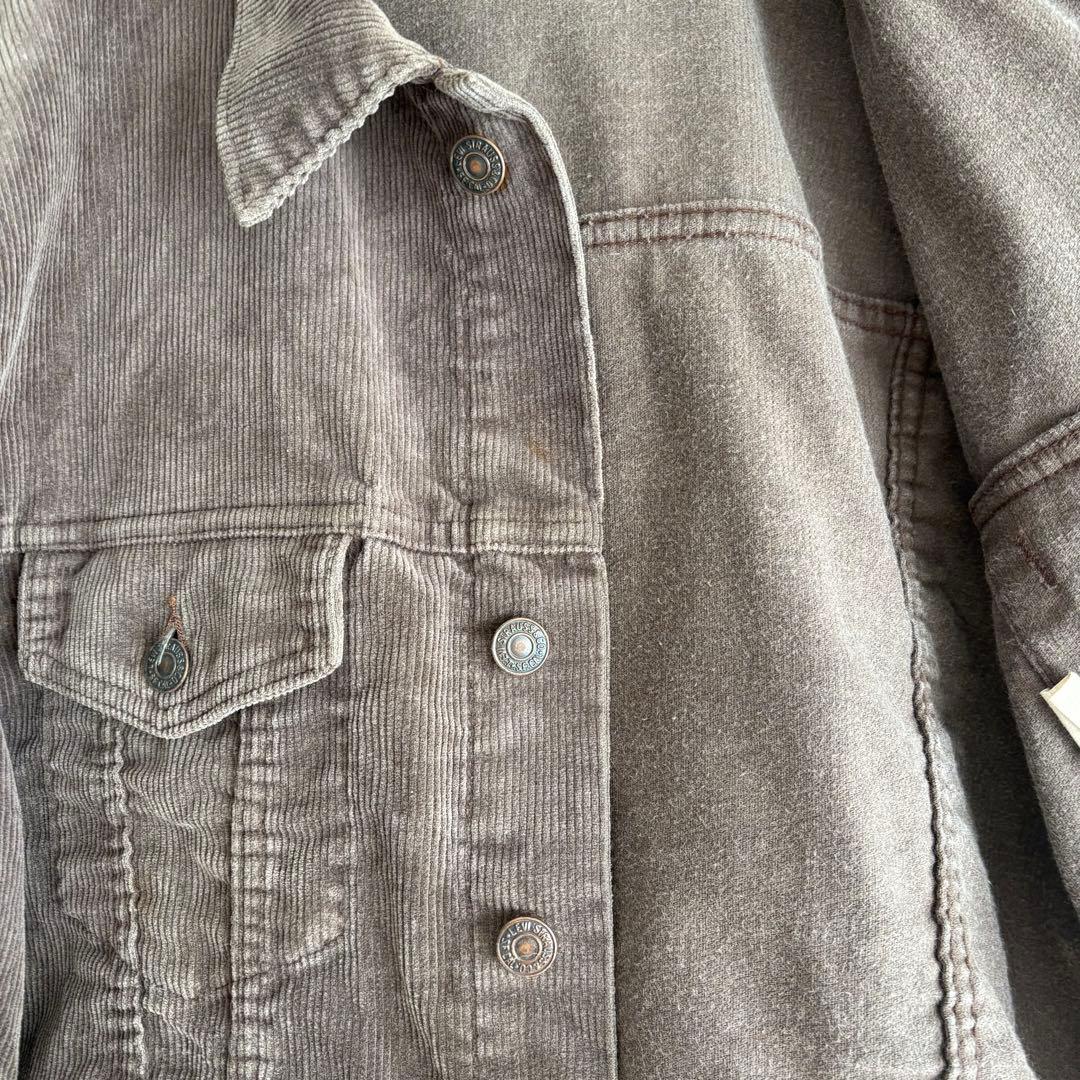 70sフランス製Levi’sコーデュロイジャケット白タブ 小文字eブラウン3rd