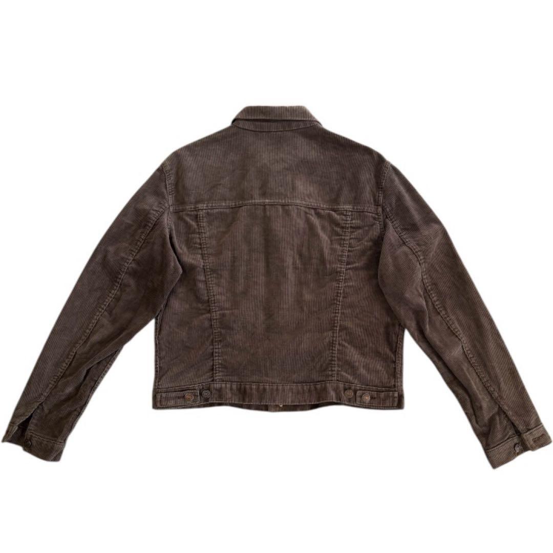 70sフランス製Levi’sコーデュロイジャケット白タブ 小文字eブラウン3rd