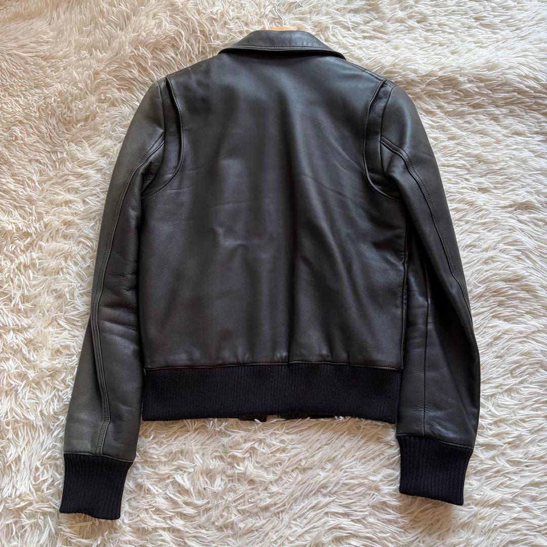 LITHIUM HOMME リチウムオム ラムレザー ライダースジャケット M