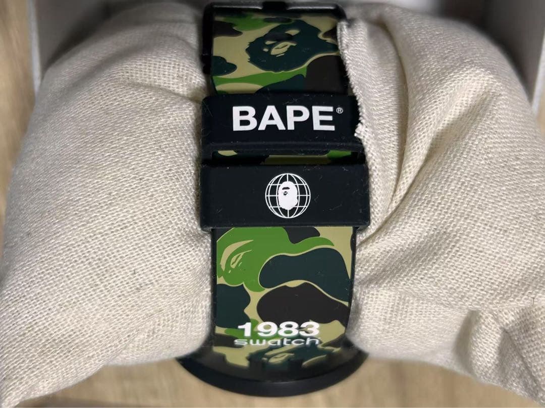 Swatch A BATHING APE カモフラージュ時計