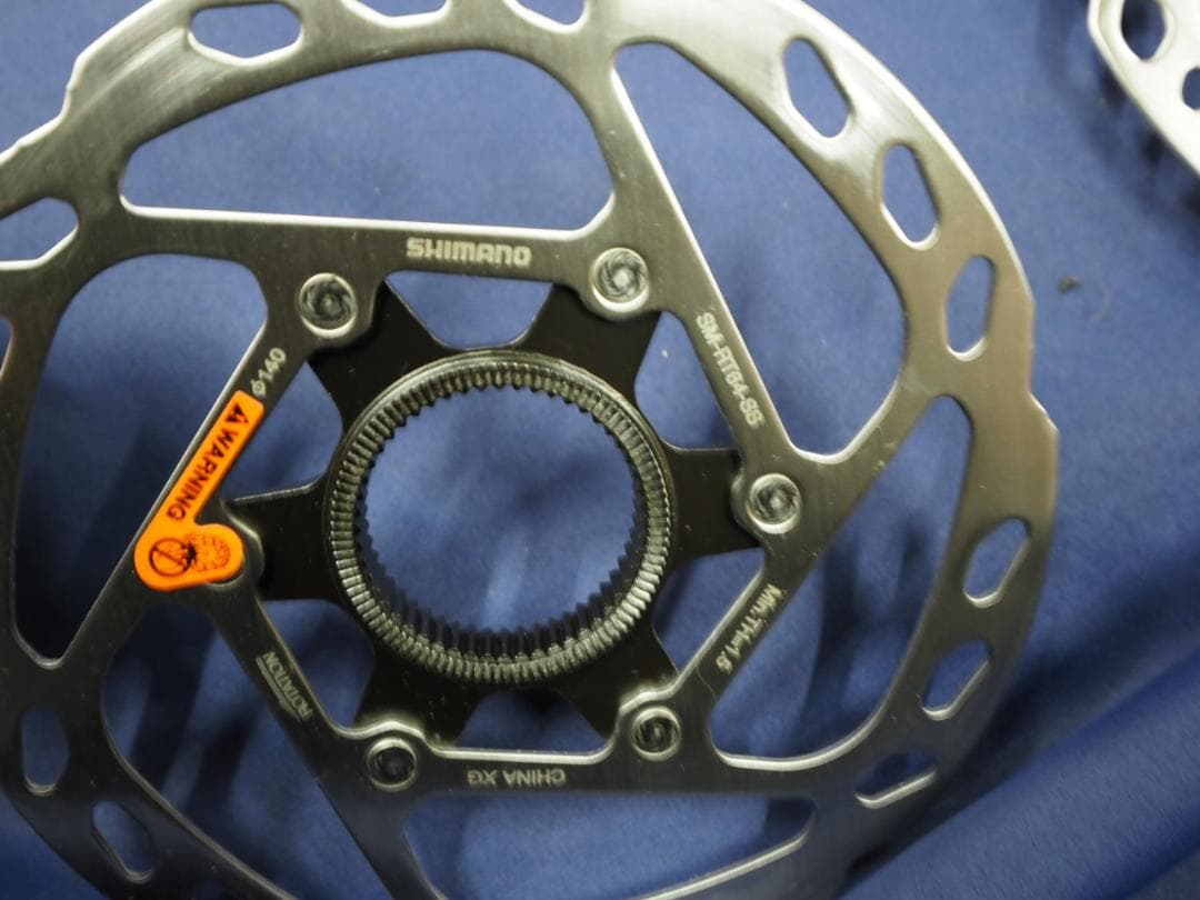 未使用 105 シマノ ブレーキローター 前後セットSM-RT64