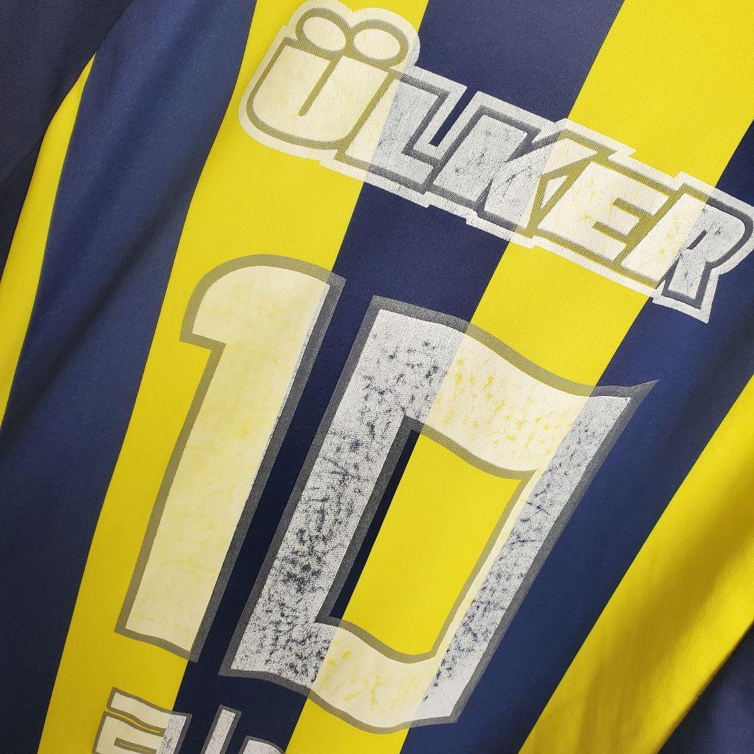トルコ　フェネルバフチェ　ユニホーム ストライプ サッカー 黄紺