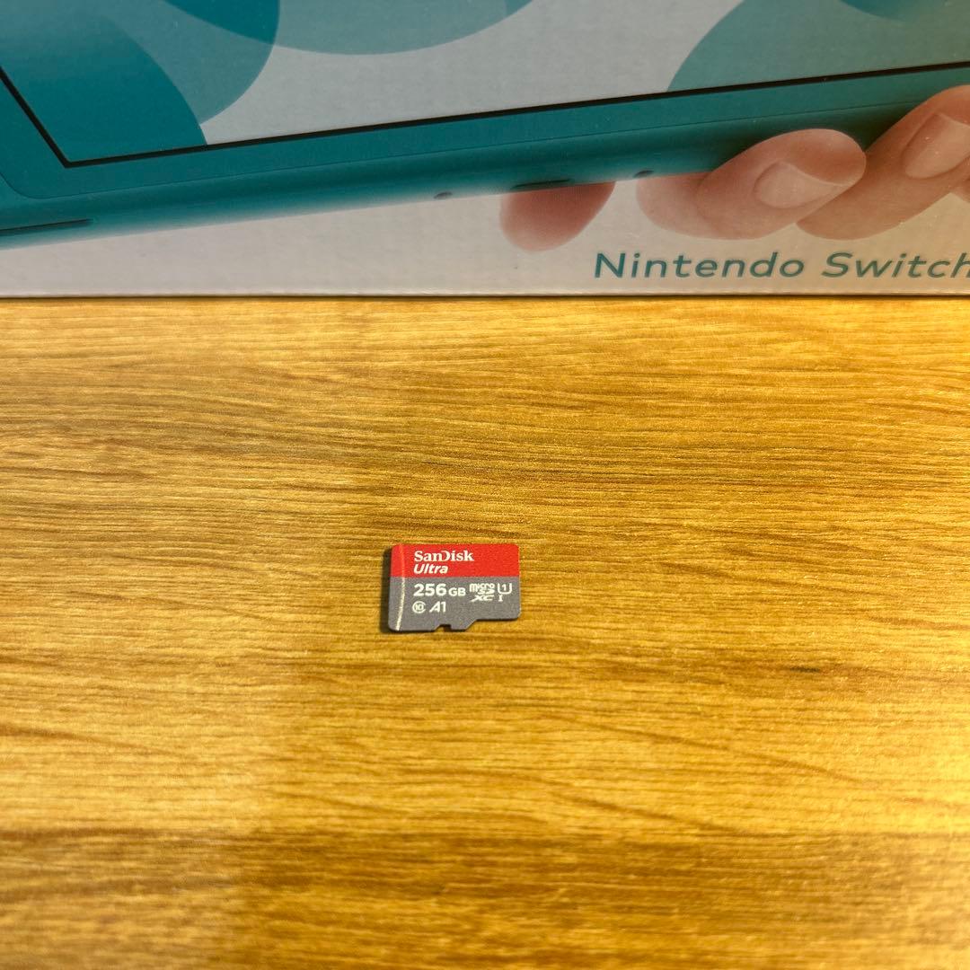Nintendo Swich Lite+箱+充電器+SDカード256GB付