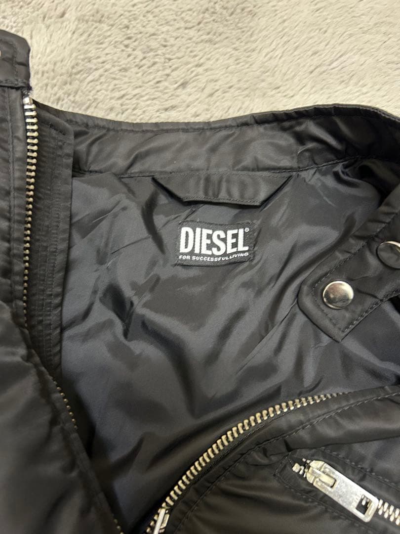 DIESELシングルライダースジャケット