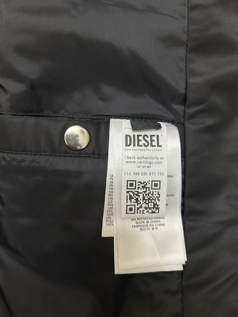 DIESELシングルライダースジャケット