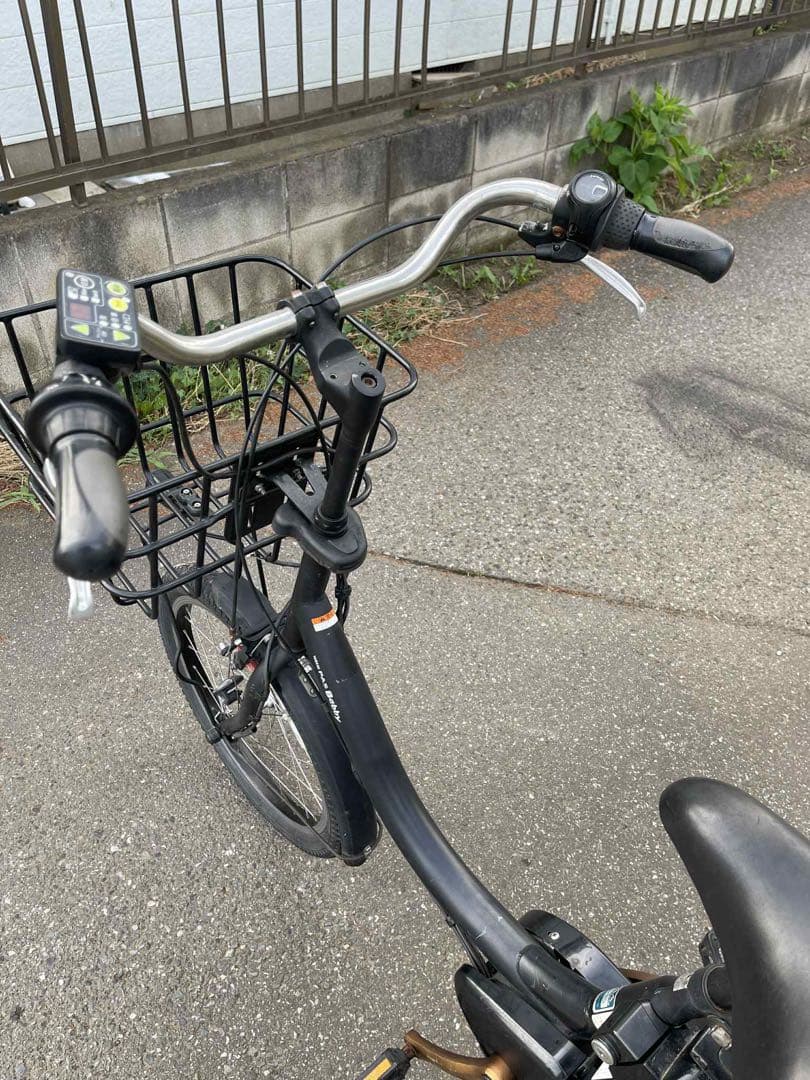 電動アシスト自転車 チャイルドシート付き ブラック