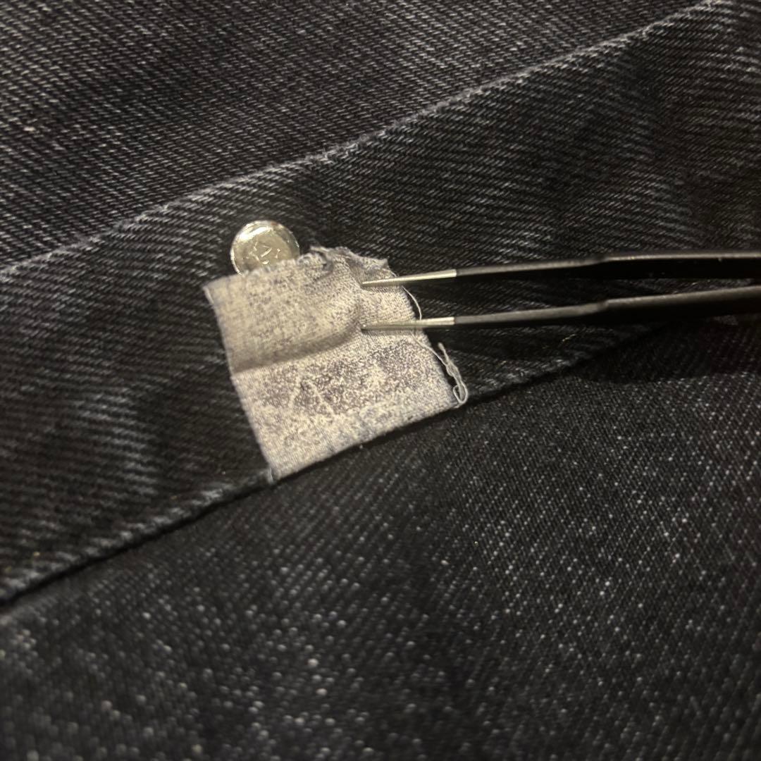 後染めLevi’s 70506 墨黒フェードブラックデニムジャケット#797