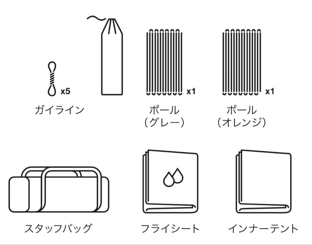 ノースフェイス　エバカーゴ4 EVACARGO4 フットプリント付き　使用感あり
