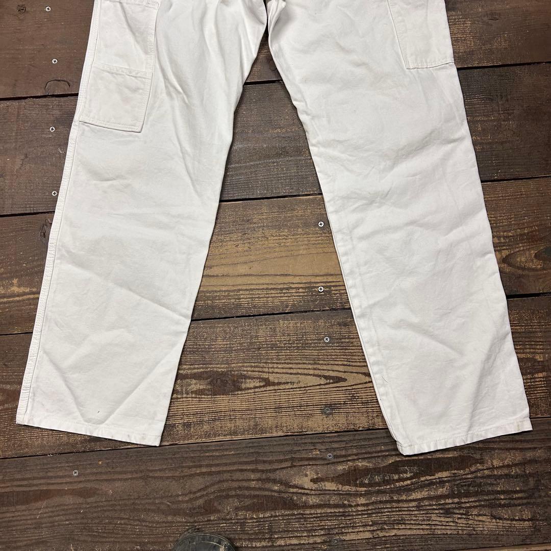 希少カナダ製 Dickies 1953 白ペインター W31/L30