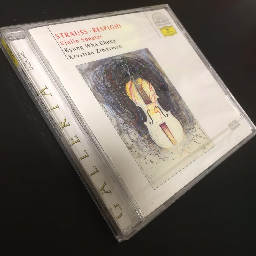 【売約済】キョンファ＆ツィマーマン／R.シュトラウス＆レスピーギ：vnソナタ