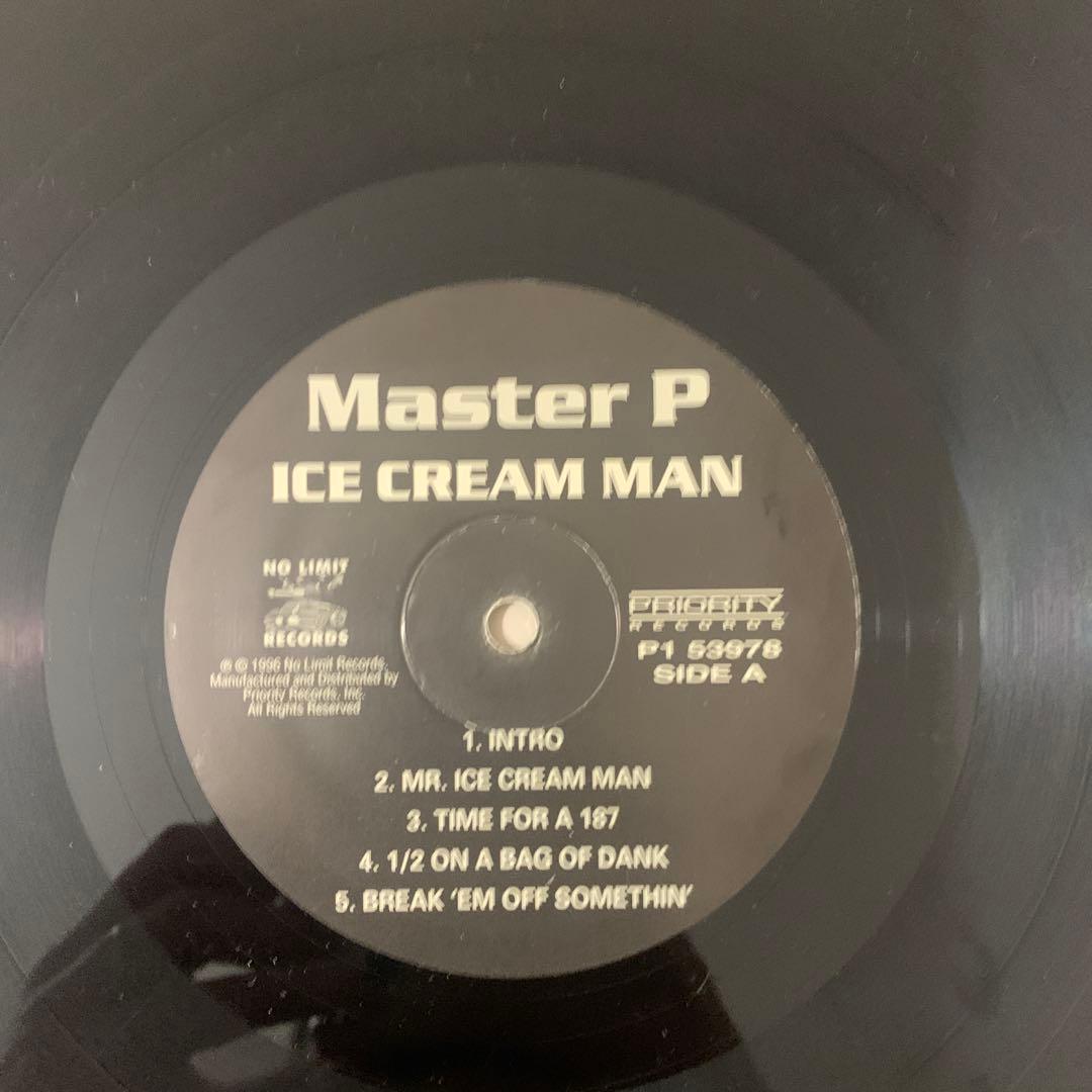 洋楽 Master P Ice Cream Man LP g-rap