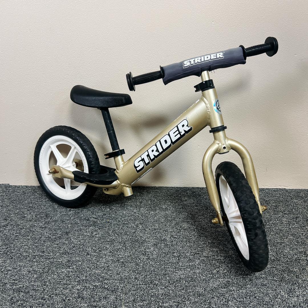 【良品】STRIDER 12 PRO ゴールド バランスバイク