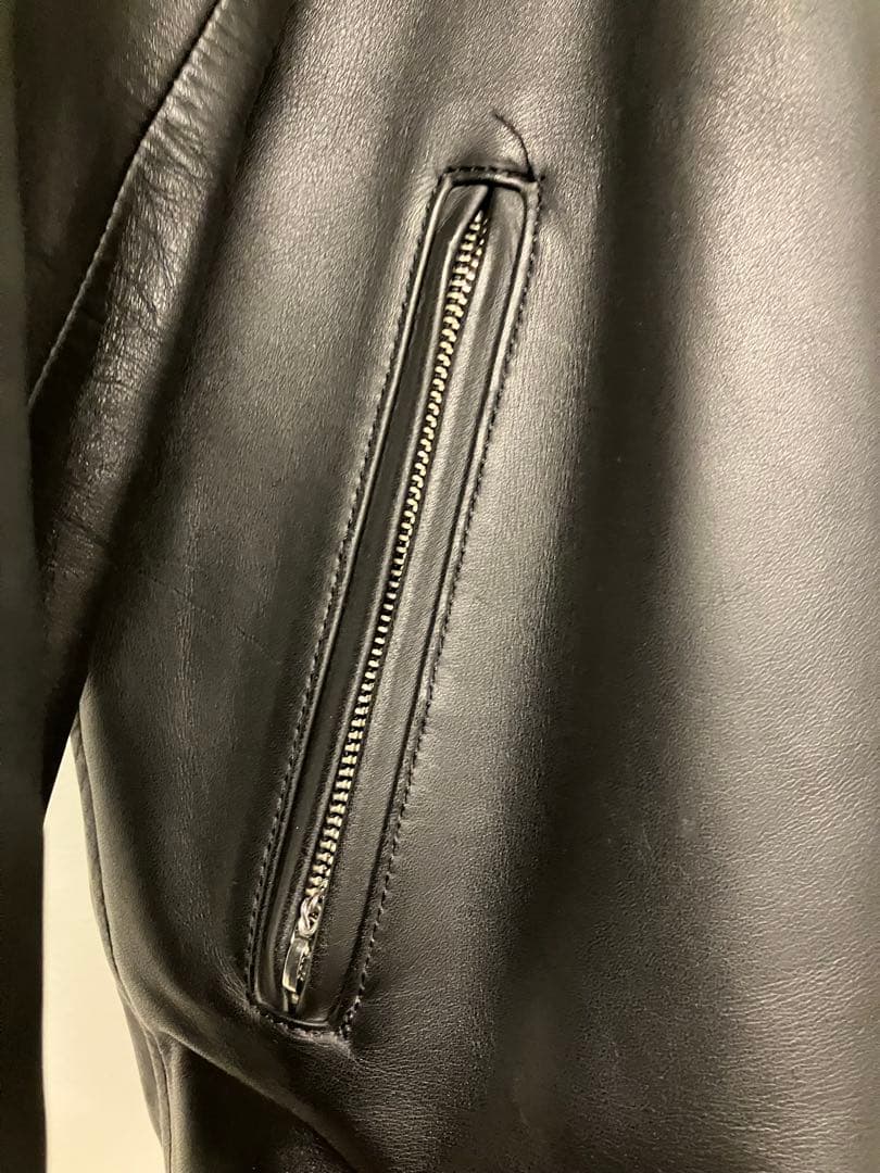 南海部品シングルライダースジャケット　XL