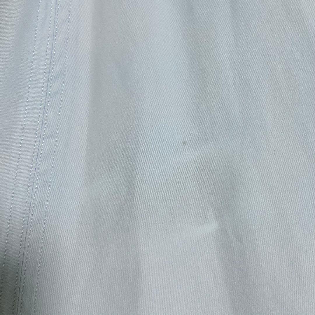 専用　ポロラルフローレン　シャツワンピース　リボン　水色　フレア　綿　S