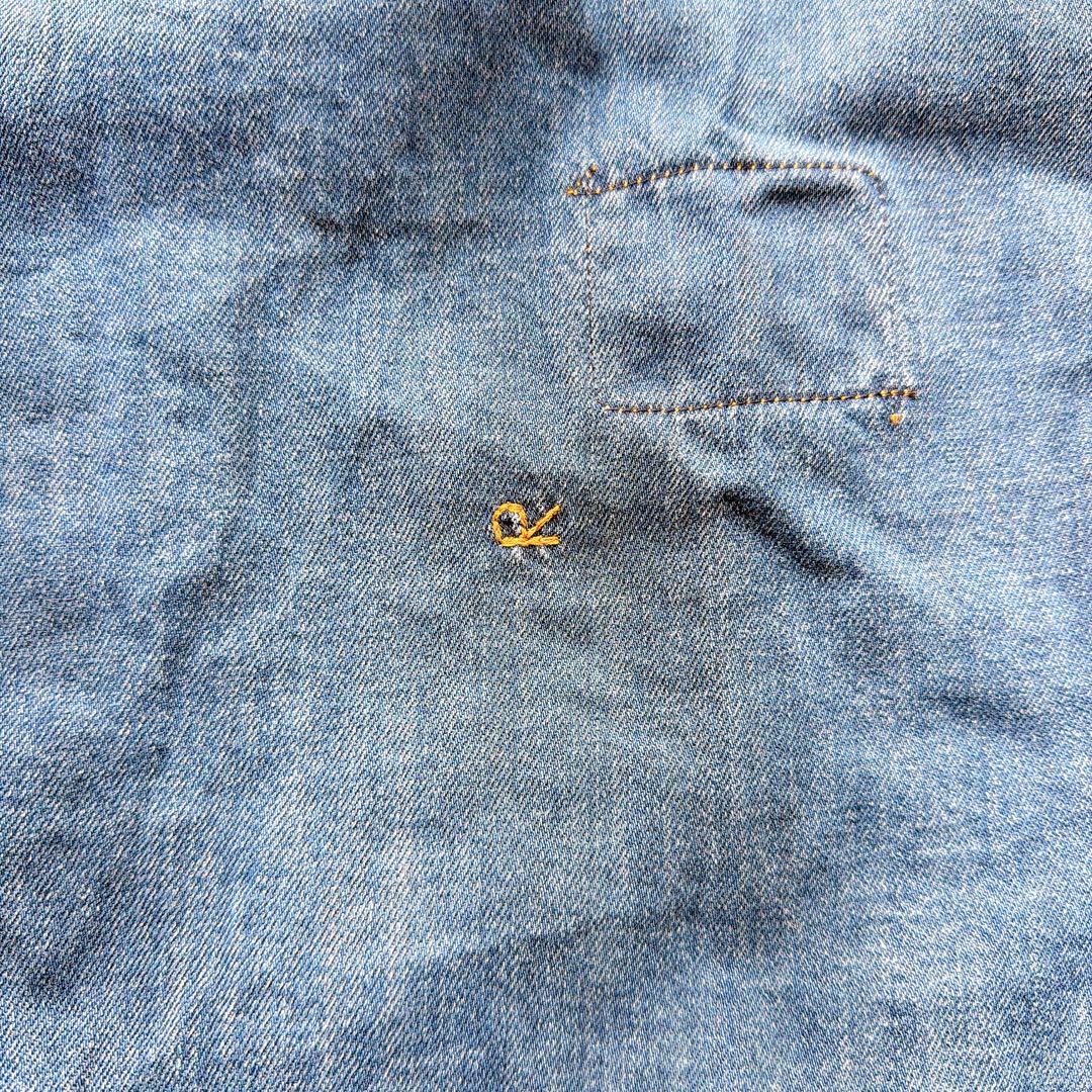 現行・完売品✨45R デニムシャツの908イースタンシャツ（重） R刺繍
