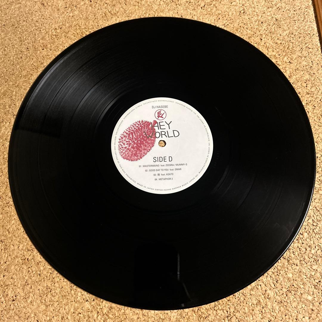 DJ HASEBE - HEY WORLD 2LP レコード