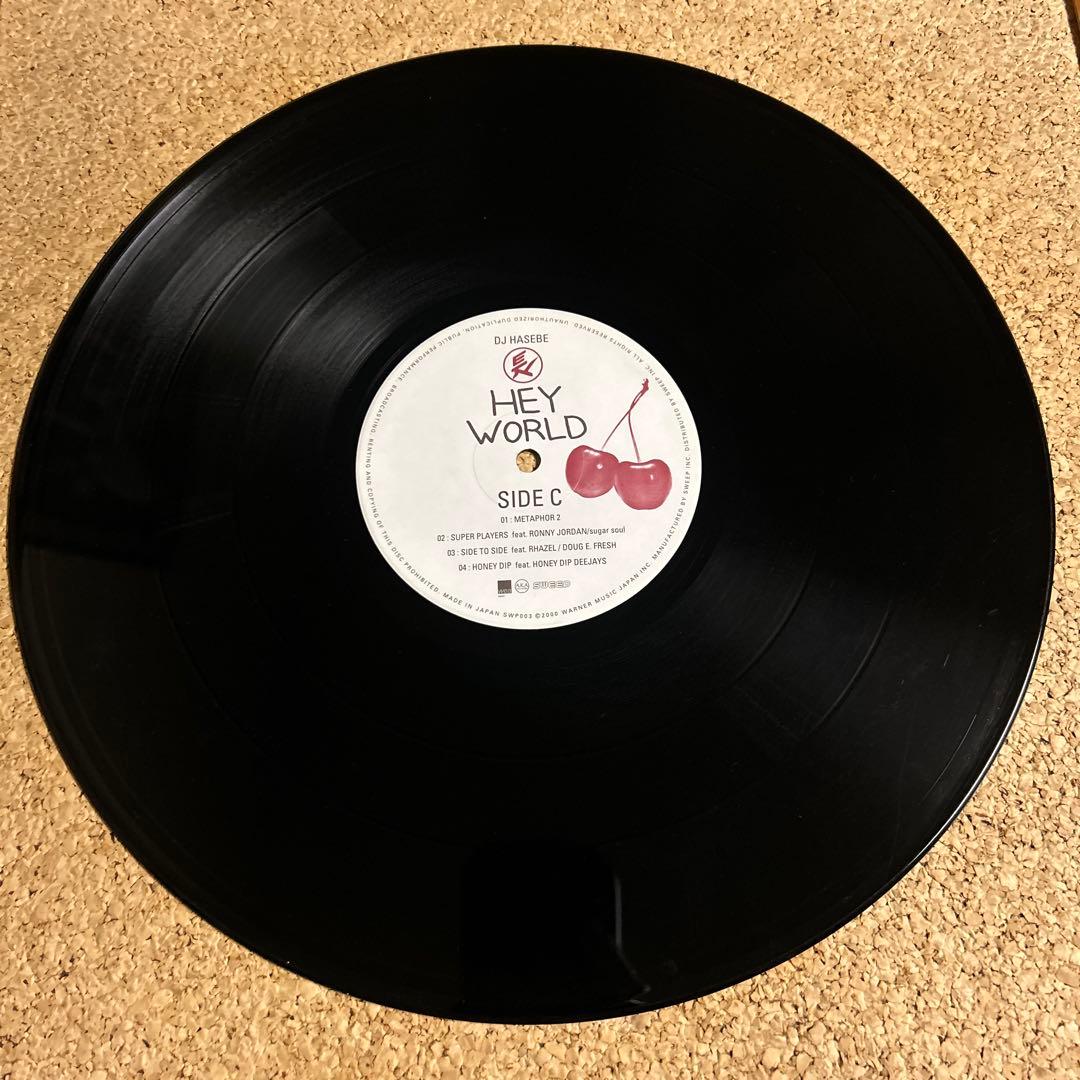 DJ HASEBE - HEY WORLD 2LP レコード