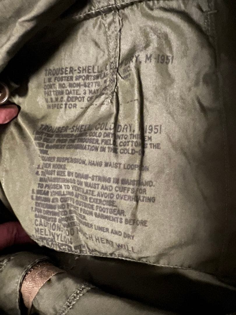 ◎即日発送◎50's USARMY M-51 overpants