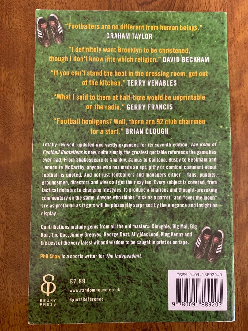 迷著！フットボール迷言集TheBook of FootballQuotation