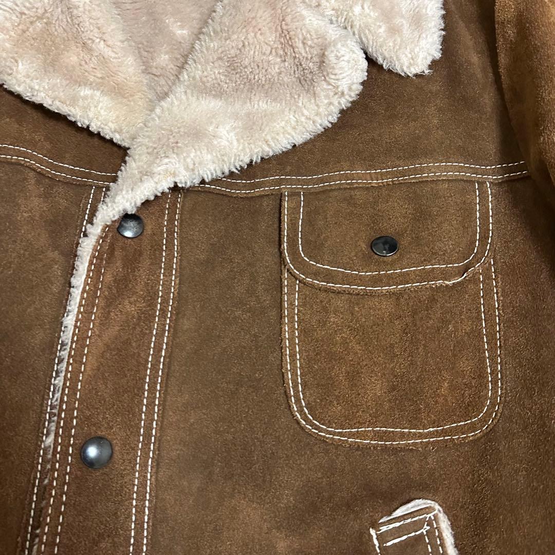 希少 70s JCPenney 内ボア トラッカー スウェードジャケット