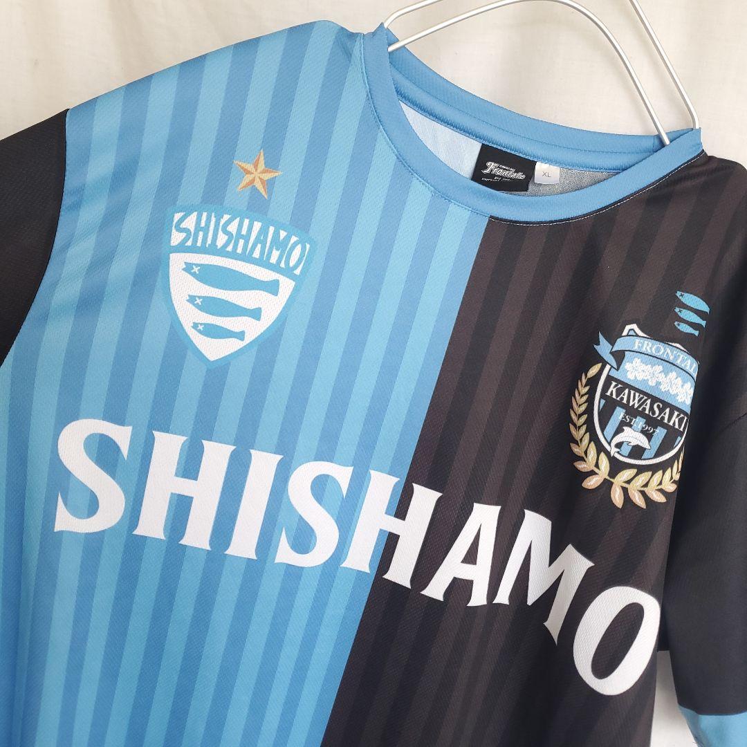 川崎フロンターレ　SHISHAMO 半袖 コラボ ユニフォーム　バンド サッカー