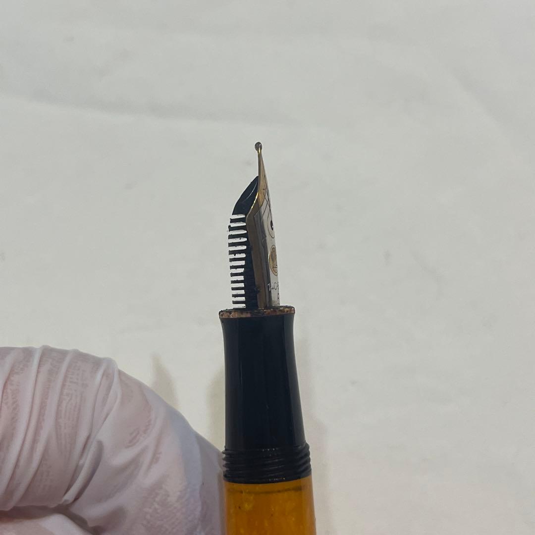 PELIKAN ペリカン 14C 585 スーベレーン オレンジ 万年筆