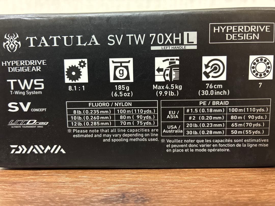 タトゥーラSVTW70 XHL 日本未発売モデル