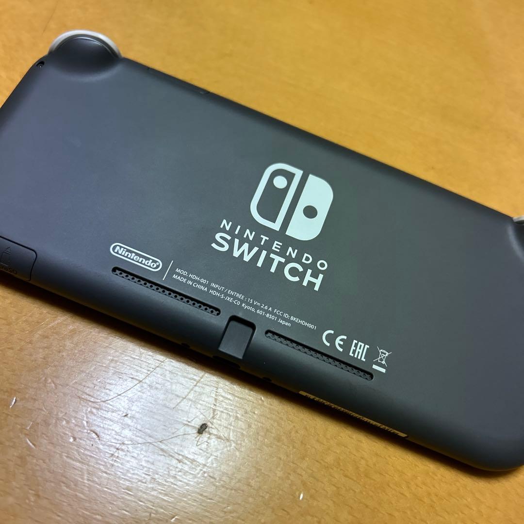 Nintendo Switch Lite グレーケース付き